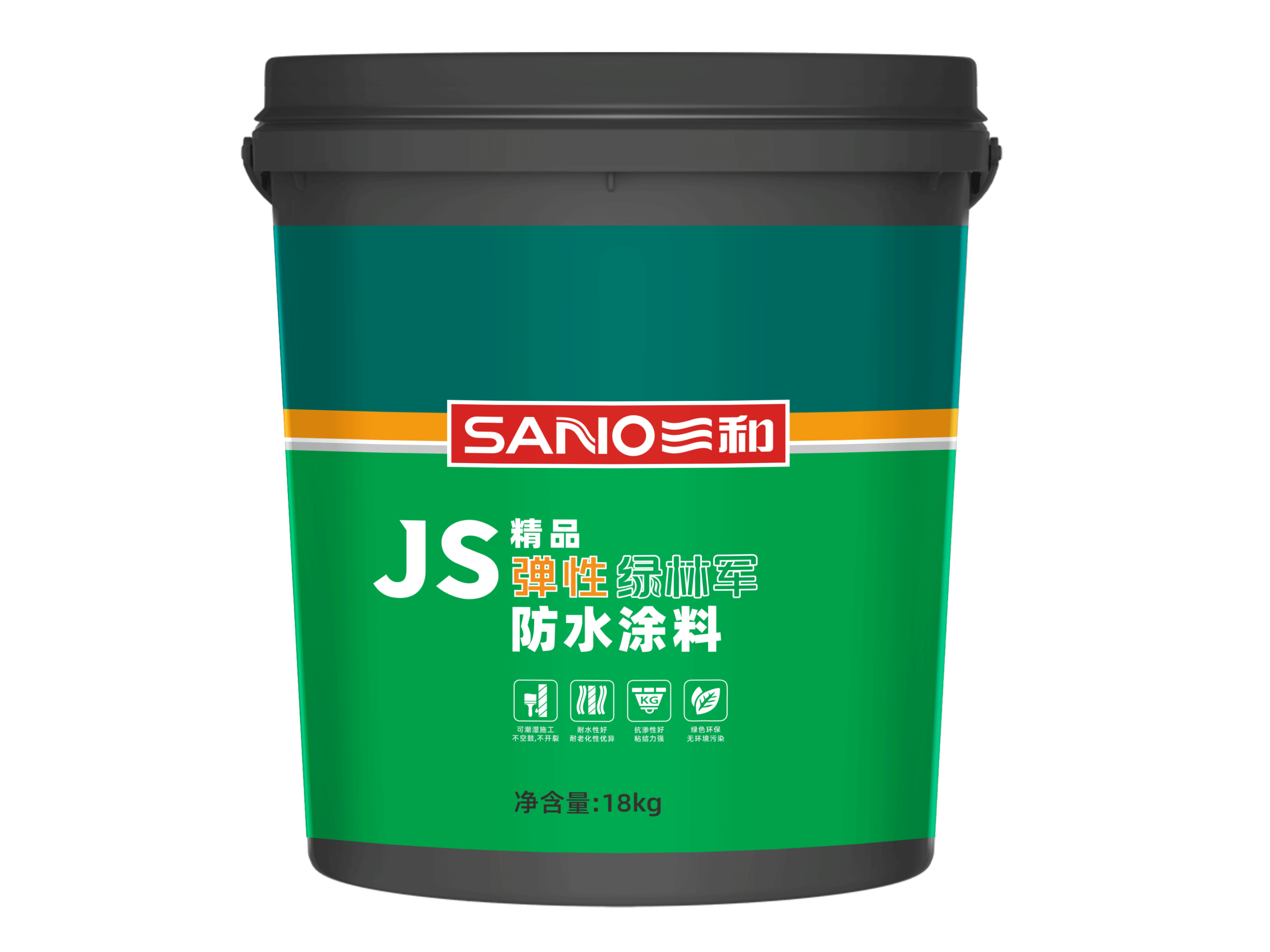JS精品弹性绿林军防水涂料  FL18